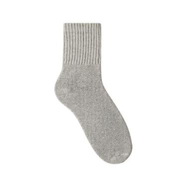 Imagem de Meia esportiva masculina selene algodão original cano médio, Cinza