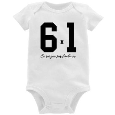 Imagem de Body Bebê 6x1 - Foca na Moda, Branco, M