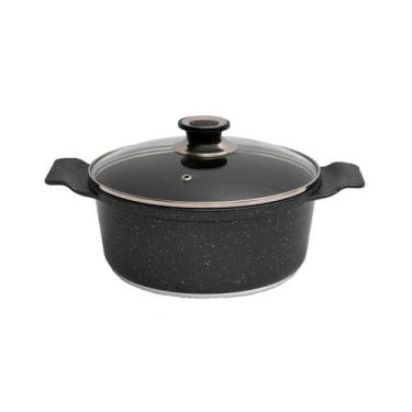 Imagem de Caçarola Panela Granito Antiaderente Gourmet Javali AA 24cm