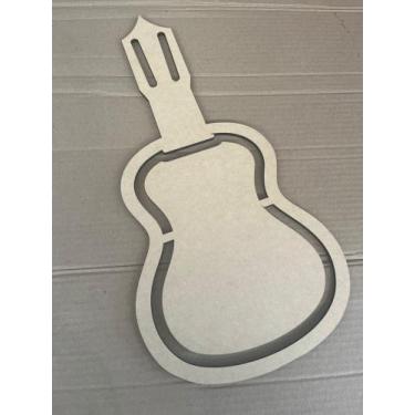 Imagem de Gabarito Molde Para Petisqueira Personalizado Violão Mdf Cru 6mm - AGV