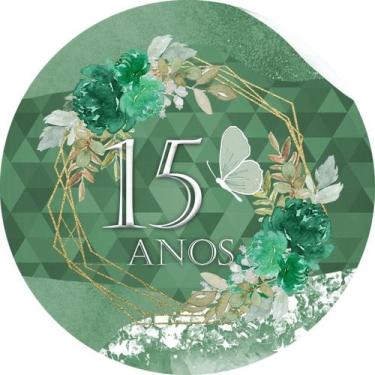 Imagem de Painel Redondo C/ Elástico 1,50m 15 Anos - Fadrix