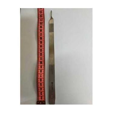 Imagem de Cabo de Bisturi n4 23cm Aço Cirurgico Inoxidável Reforçado - CICARELLI