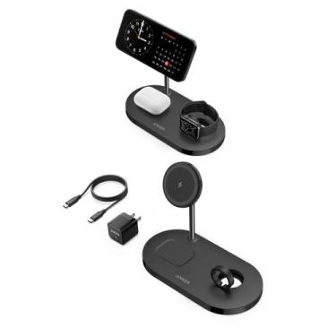 Imagem de Estação de carregamento sem fio Anker 533 Magnética com carregador de 