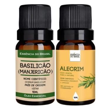 Imagem de Kit Óleo Essencial Basilicão + Óleo Vegetal de Alecrim 10ml - Essência