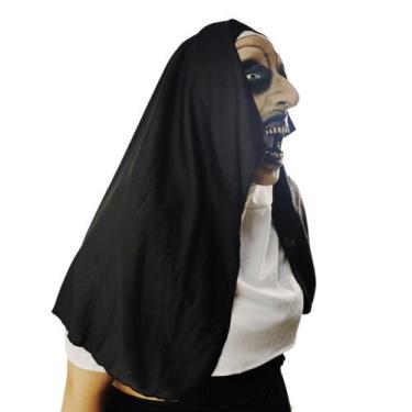 Imagem de Mascara Freira Realista Latex Hallowen Carnaval Festa Terror Susto Peg