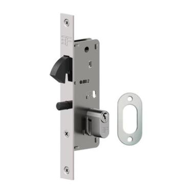 Imagem de Fechadura bico papagaio porta correr 940 inox stam 28mm 3f