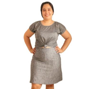 Imagem de Shorts Saia Fitness Plus size  do G1 ao G4 em suplex moda evangélica -