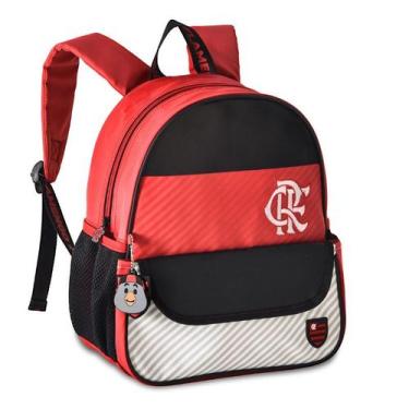 Imagem de Mochila de Costas Flamengo Bolsa Escolar Futebol Infantil - Clio