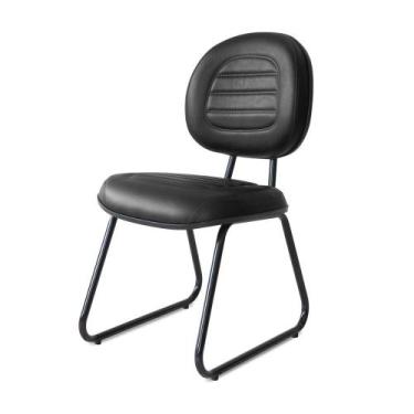 Imagem de Cadeira Executiva Belluno Pé Sky Preta - Flex Cadeiras