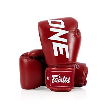 Imagem de Fairtex BGV1 ONE Luvas de sparring de boxe Muay Thai (Red, 14 oz)