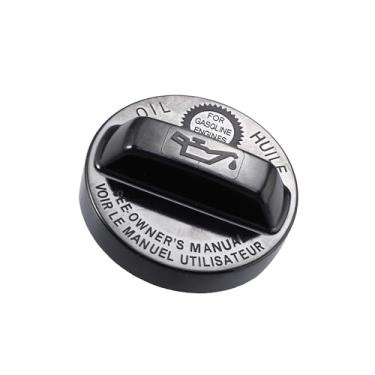 Imagem de INFINAUTO Tampa do tanque de combustível do motor, tampa do plugue de enchimento de óleo a gás substitui 15610-P5G-000 para Honda Accord 2008-2013 para Honda Civic CR-V, design elegante preto