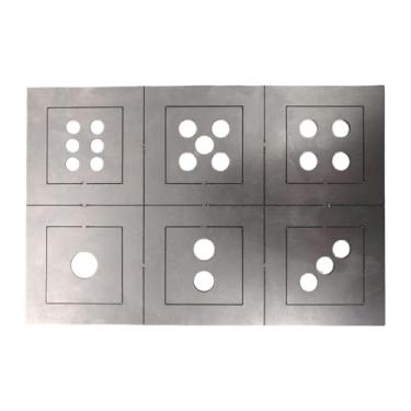 Imagem de Almencla Kit de cubo de prática de soldagem 6,6x6,6x6,6cm aço inoxidável versátil para Mig TIG Stick DIY Conjunto de treinamento Placa de soldagem