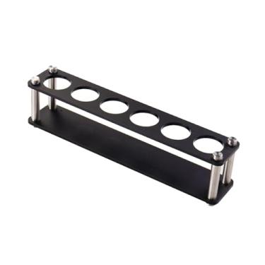 Imagem de FytStycale Porta-copos de vidro Shots Porta-copos de vinho e licor Bandeja de copos de vidro acrílico, 30x8x6cm