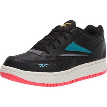 Imagem de Reebok Tênis feminino Court Double Mix, Preto/cinza puro/azul-petróleo, 39