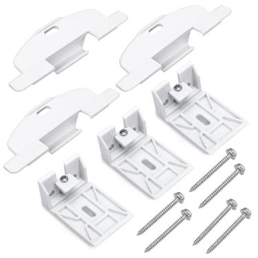 Imagem de Kit de peças de reposição de suportes e alças para persianas Hunter Douglas Duette e Applause Shades (3/10.2 cm plissado)