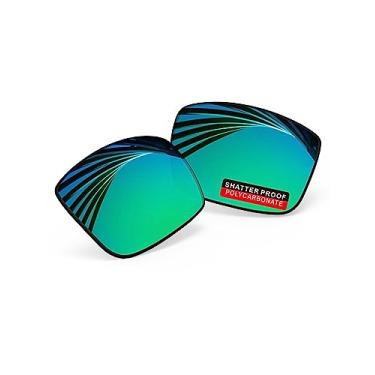 Imagem de iLikeo Lentes de reposição polarizadas de policarbonato PRO+ para óculos de sol Oakley Gascan OO9014 - Verde Jade