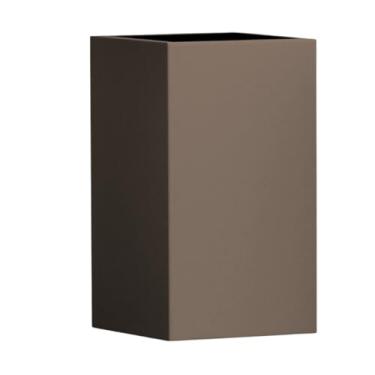 Imagem de Vaso Fibra De Vidro Quadrado Texas M 65cm Vietnamita Grande Decorativo (Bronze Fosco)