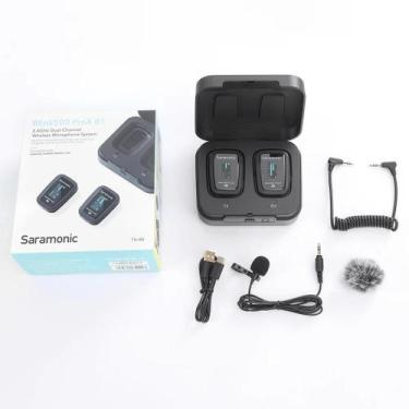 Imagem de Microfone lapela sem fio p/ câmeras e dispositivos móveis - SARAMONIC