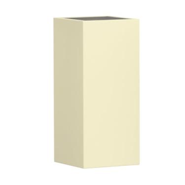 Imagem de Vaso Fibra De Vidro Quadrado Texas G 80cm Caixa Grande Decorativo (Areia Fosco)