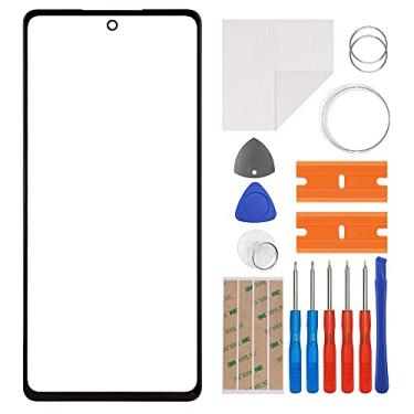 Imagem de E-yiiviil Substituição da lente da tela externa de vidro frontal compatível com Samsung Galaxy S20 FE SM-G780F SM-G780F/DSM 6,5 polegadas com ferramentas (sem tela e digitalizador de toque)