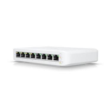 Imagem de Switch 8 Portas Ubiquiti Gigabit PoE/PoE+ 52W USW-LITE-8-POE