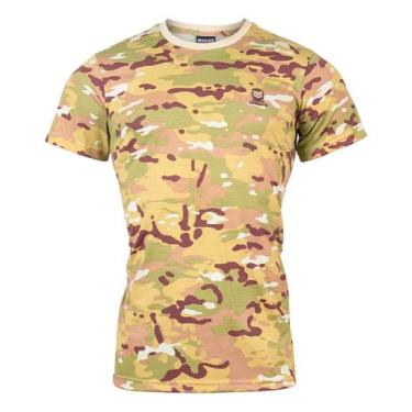 Imagem de Camiseta Camuflada PV Manga 3/4 - Resgate, Multicam, G