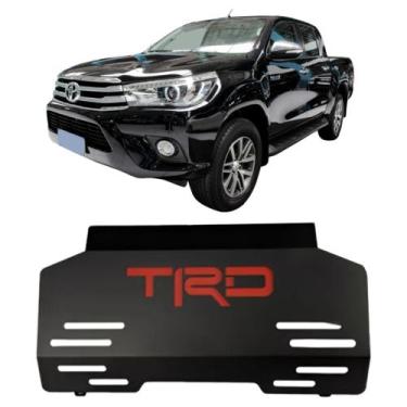 Imagem de Protetor Motor Carter Hilux TRD CD 2020 2021 2022 2023 Preto - C&K