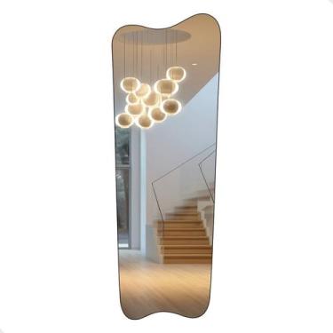 Imagem de Espelho Grande Corpo Inteiro Orgânico 70x170cm Cancun - Rei dos Vidros