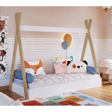 Imagem de Cama de Solteiro Infantil Cabana CCM003 Sem Colchão Linha Infanto Comp