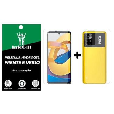 Imagem de Película Hidrogel Frente E Verso para Xiaomi Poco M4 Pro 5g - YR InfoC