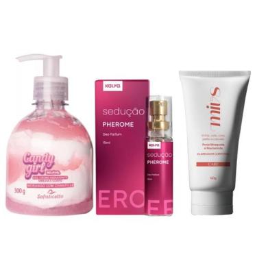 Imagem de Gel Beijável Clareador Niacinamida Perfume Sedução Feromonio - Sofisti