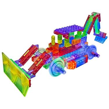 Imagem de Blocos de Montar Power Block Escavadeira 8 em 1, Laser Pegs, Colorido