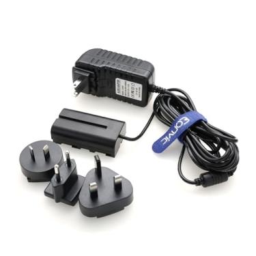 Imagem de Eonvic NP-F970 F960 F570 F550 - bateria fictícia de 12 V 3 A adaptador de corrente para Sony Atomos Shogun Ninja V Shinobi monitor de câmara