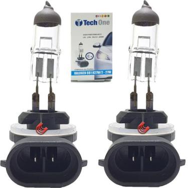 Imagem de Kit Lampada Automotivo Halogena 12v 4300k Encaixe 881 - TECH ONE