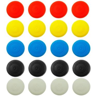 Imagem de CTHTBZ 20PCS Silicone Analog Thumbstick Joystick Covers Thumb Stick Grips Caps for Steam Deck OLED Console