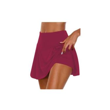 Imagem de Short Saia Plus Size Viscolaycra Do P Ao G6 Fitness - topbrasil , Bord