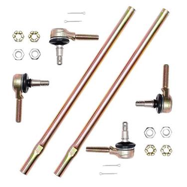 Imagem de Kit de 2 tirantes e 4 extremidades de tirante compatível com 2001-2005 Yamaha Raptor 660R Yfm660R 2004 2005 Yamaha Yfz450 Yfz 450 Junta esférica de ti