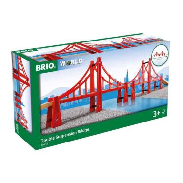 Imagem de Acessório de trem de brinquedo Brio World 33683 Ponte suspensa dupla