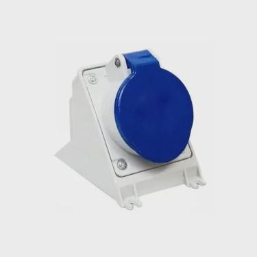 Imagem de Tomada Industrial N-3006 16a 200/250v 3p Sobrepor Az - Steck