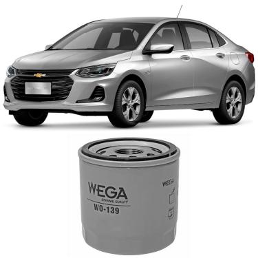Imagem de Filtro Óleo Chevrolet Onix Tracker 1.0 1.2 12V 2019 a 2022 wega WO139