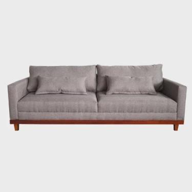 Imagem de Sofá London 2,30M Linho Cinza / decoração, Sala, Recepção