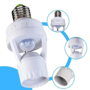 Imagem de Sensor de Presença Soquete  para Lâmpada LED com Fotocélula de Alta Se