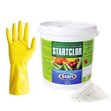 Imagem de Desinfetante Sanitizante G Luva Latex Legumes E Frutas