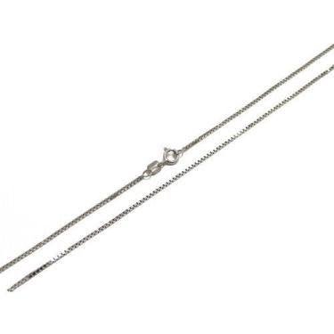 Imagem de Corrente Veneziana Em Ouro Branco 18k 1,10mm 45cm