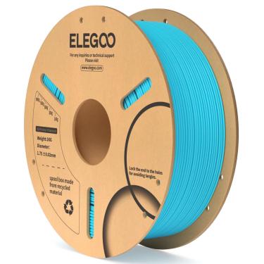 Imagem de Filamento de impressora 3D elegoo pla 1,75 mm azul celeste 1 kg