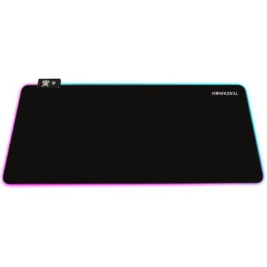 Imagem de Hawksbill Tapete de mouse Goliath LED V1 XXL macio para jogos 35,4 x 15,75 x 0,45 cm RGB extra grande - USB-C com fio