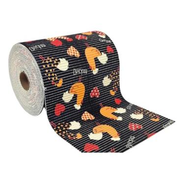 Imagem de Passadeira Tapete Antiderrapante Piso Emborrachado 65cm X 1m (Galinha Black)
