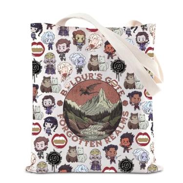 Imagem de FOTAP Astarion Bolsa de mão Astarion com inspiração para videogame Astarion High Elf, humor negro, presente de videogame para jogadores, Forgotten T