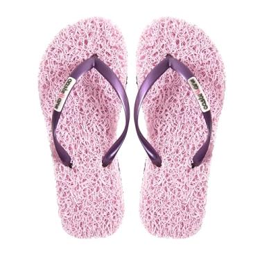 Imagem de Kit 2 Chinelos Confort de Capacho para Banho Castellane Feminino (Rosa Bebe, BR, Adulto, Faixa Numérico, 33, 34)