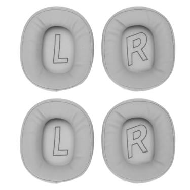 Imagem de 2 Pares de Orelhas para o Hecate G2, 4pcs Proteínas de Couro de Couro de Espuma Earpads Tampa de Almofada, Almofadas de Fone de Ouvido Confortáveis ​​substituição para Hecate G2